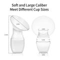 BPA-frei benutzerdefinierte Milchsparstopper-Saugmanuell Silikon-Freisprecheinrichtung tragbare Milchpumpe mit Deckel